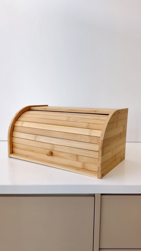 PORTA PÃO BAMBU 38CM