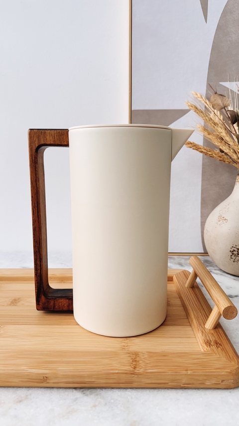 GARRAFA TÉRMICA INOX - OFF WHITE (1L) - comprar online