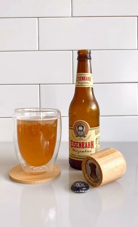 ABRIDOR DE GARRAFAS BAMBU - comprar online