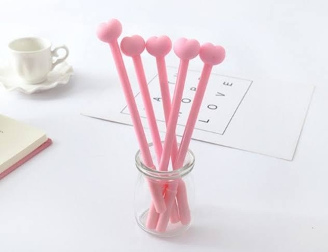 Caneta fofa coração