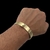 BRACELETE 13mm NOSSA SENHORA BANHADO A OURO
