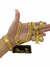 KIT 13MM GRUMET CORDÃO PULSEIRA PINGENTE TIO PATINHAS CRAVEJADO - BANHADO A OURO na internet