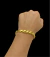 PULSEIRA FRISO S 8MM - BANHADO A OURO 18K