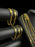 LOTE 5 CORDÕES + 5 PULSEIRAS Grumet 3x1 de 5MM 18k - Elite imports 18k