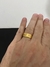 ANEL PAI NOSSO - BANHADO A OURO 18K