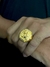 ANEL LEÃO COM TURBANTE - BANHADO A OURO 18K - Elite imports 18k