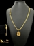Kit Cordão + Pulseira + Pingente 5mm Lacraia Banhado a Ouro 18K - Elite imports 18k