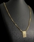 ESCAPULÁRIO JESUS TIJOLINHO 3MM- BANHADO A OURO 18k - comprar online