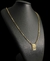 ESCAPULÁRIO FÉ TIJOLINHO 3MM - BANHADO A OURO 18k - comprar online