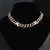 CORDÃO 10MM CRAVEJADO BORBOLETA FEMININO - BANHADO A OURO 18K 757 na internet