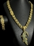 Kit Dubai 15mm Fecho Especial Pingente Jacaré Banhado A Ouro 18k