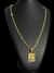 Cadeado 5mm + Pingente Nossa Senhora Banhado A Ouro 18k - comprar online