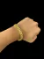 PULSEIRA CADEADO DUPLO 10MM - BANHADO A OURO 18K - loja online