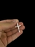PINGENTE CRUZ CRUCIFIXO CRISTO INRI (P) - BANHADO A PRATA 925 / 50 MILÉSIMOS na internet