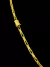 CORDÃO TIJOLINHO TRANÇADO 6MM - BANHADO A OURO 18K - Elite imports 18k