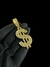 PINGENTE CIFRÃO CRAVEJADO DINHEIRO G- BANHADO A OURO 18K na internet