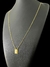 Escapulário Cadeado 1mm Deus É Fiel/ Espírito Santo - Banhado A Ouro 18k - comprar online