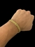 PULSEIRA ELO AMERICANO 8MM- BANHADO A OURO 18K - 1093 na internet
