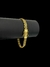PULSEIRA ELO AMERICANO 8MM- BANHADO A OURO 18K - 1093