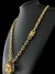 CORDÃO CADEADO 8MM FECHO NOSSA SENHORA + PINGENTE - BANHADO A OURO 18K na internet
