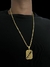 CORDÃO BAIANO 5MM + PINGENTE PLACA JESUS - BANHADO A OURO 18K - Elite imports 18k