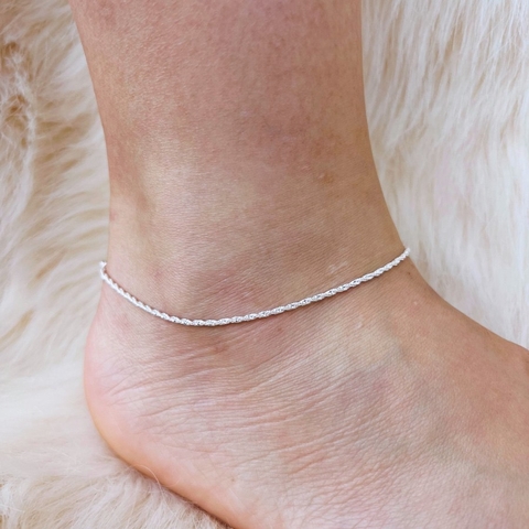 Tornozeleira elo baiano brilho - comprar online