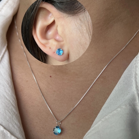 Kit Ponto de Luz azul bebê