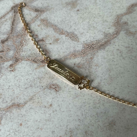 Pulseira - Placa Banhada - comprar online