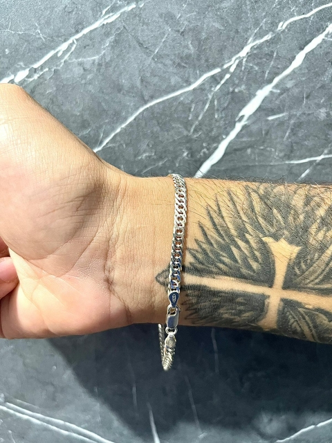 Pulseira Grumet Elo Duplo 4,5mm