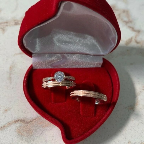 ALIANÇA BANHADA 3MM - 002