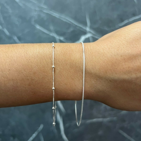 Pulseiras Bolinha P e Veneziana