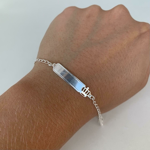Pulseira - Placa Coroa