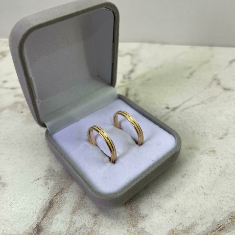 ALIANÇA BANHADA 3mm - 004