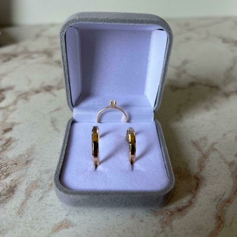 ALIANÇA BANHADA 3MM - 005