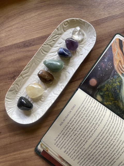 Prato Renda 7 Chakras