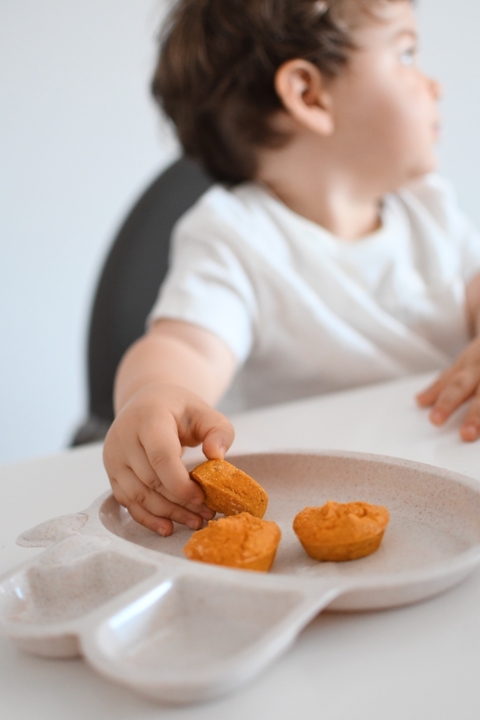 Muffin de calabaza y garbanzos