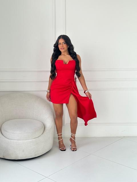 Vestido Retrô Calda Alfaiataria Cód. 2510 - comprar online