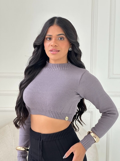 Croped Mia Tricot BlessMih Cód. 2520 - comprar online