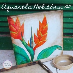 Aquarela Helicônia 02