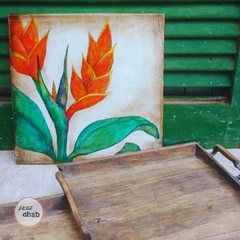 Aquarela Helicônia 02 - loja online