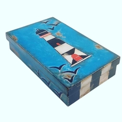 Caixa Vintage Farol - Coleção Litoral - comprar online
