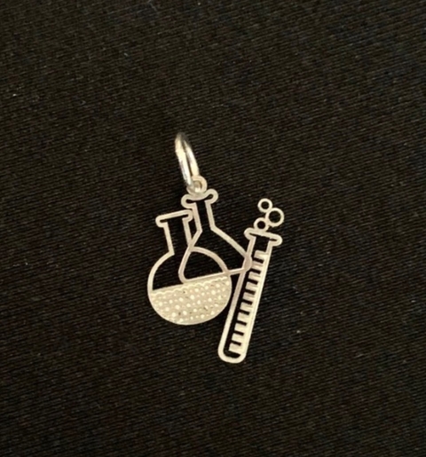 Pingente/Berloque Vidrarias prateado