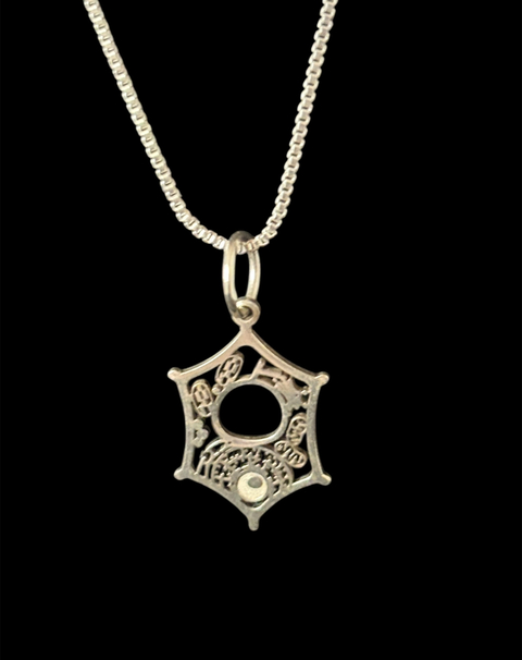 Pingente/Berloque Célula Vegetal Mini prateado - comprar online