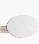Azulejo Branco Oval Brilhante - comprar online