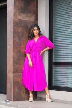 CHEMISE LUCIANA SLIM CORES LISAS - comprar online