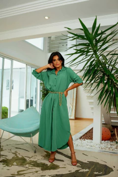 CHEMISE LUCIANA SLIM CORES LISAS - MODAS PORTO