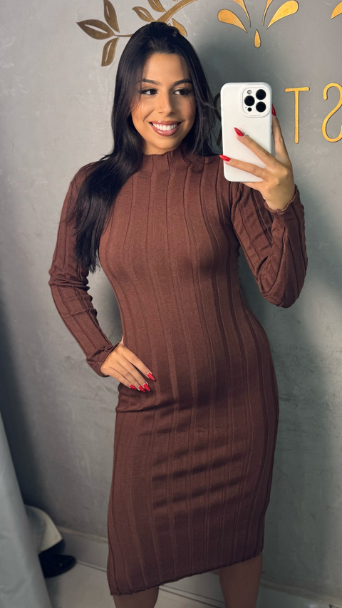 Vestido tricot modal - comprar online