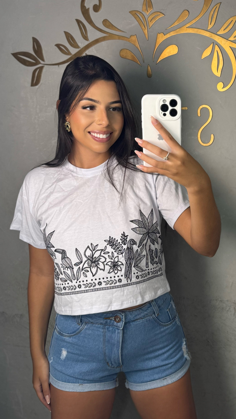 Cropped t-shirt - comprar online
