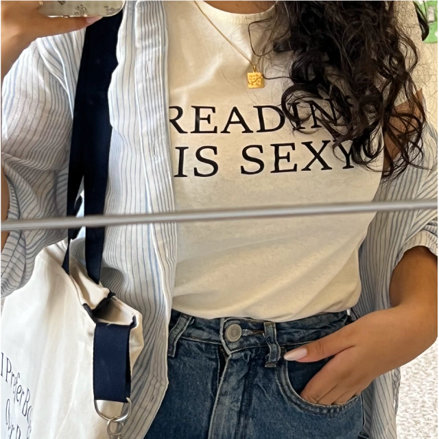 Baby Tee Reading Is Sexy