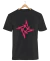 Remera Metallica Logo Negra Manga Corta 100% Algodón Peinado - tienda online